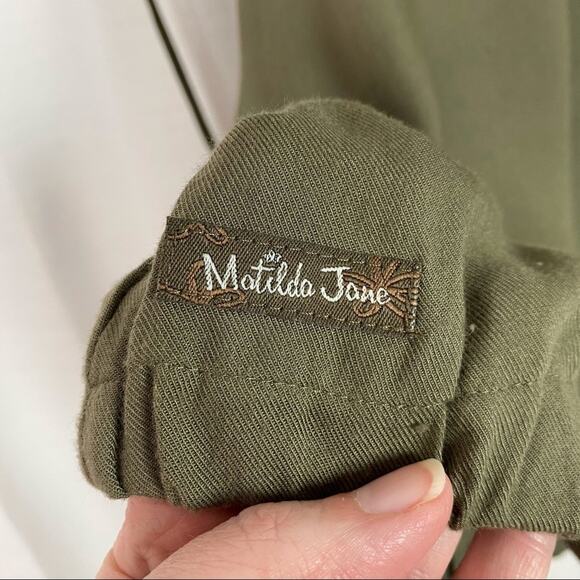 Matilda Jane Olive Green Ambitious You Vest Sz.XS - Picture 10 of 12